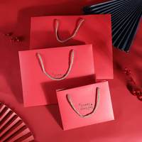 Boîte cadeau personnalisée rouge papillon pour lingerie de mariage, avec logo doré, ruban et nœud, pour ensembles de soutien-gorge et sous-vêtements