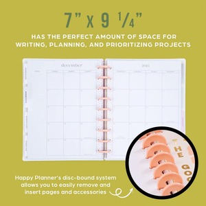 Agenda Popular 2026 Happy Planner, Encuadernada con Discos, Diaria, de Tapa Dura, 12 Meses, Disponible en Diferentes Tamaños, Cuadernos Diarios al por Mayor - Product Image 6