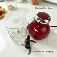 Mini hachoir électrique domestique pour aliments, préparateur de repas pour bébé, moteur puissant, qualité alimentaire pour viande, légumes, noix, sauces, purées