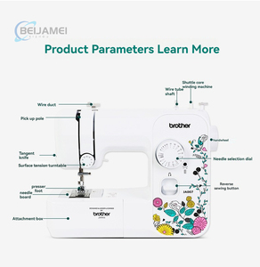 JA-007 Household <b>Top</b> and Bottom Feed Industrial Computerized Sewing Machine - Product Image 4