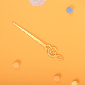 Varilla agitadora metálica para sellos de cera, material de hierro con diseño de clave de sol, suministros para manualidades - Product Image 1