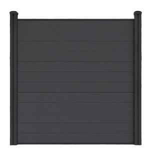 WPC planches lisses Installation de clôtures composites petit écran porte bon marché <span class=keywords><strong>piquet</strong></span> de jardin panneau de clôture de confidentialité moderne - Product Image 2