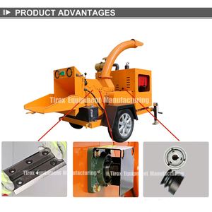 Broyeur d'arbres broyeur de bétail broyeur à marteaux pour couper tracteur arbre moteur broyeur grosses branches - Product Image 3