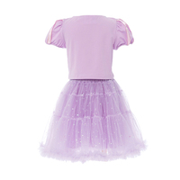 Robe de ballet pour filles en tulle doux avec garniture à sequins, coupe confortable, idéale pour la danse de Noël et les événements festifs – Nouvelle collection à succès