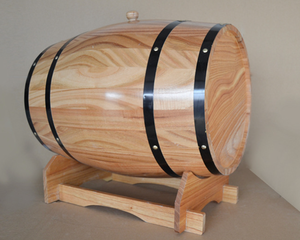 Refroidisseur à vin et à bière en bois de chêne naturel classique moderne, capacité de 5 L, avec éclairage pour les fêtes, fabrication directe en usine, OEM - Product Image 3