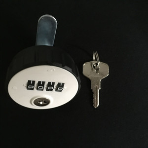 Khóa Tủ Tròn Kết Hợp Chìa Khóa Kỹ Thuật Số, 4 Chữ Số, Nội Thất Ngăn Kéo, Có Phím Master - Product Image 2