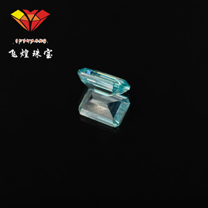 Feihuang Jewelrys Tormalina Paraba Coltivata in Laboratorio Premium 4x6 Rettangolare Taglio Ottagonale <span class=keywords><strong>Pietra</strong></span> Sciolta per Incastonatura Anello Cina - Product Image 2