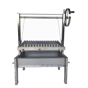 Parrilla Santa Marial con parrilla de barbacoa de acero inoxidable independiente Parrilla de barbacoa de carbón de barbacoa Argentina Parrillas al aire libre - Product Image 2