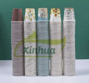 Disposable 3oz 90ml Single Wall Coffee Paper Cup Stock for Industrial Beverage Use