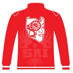 Veste universitaire en coton sur mesure Heroines of Jericho Racecar |   Veste de course en sergé de coton brodée sur mesure HOJ Masons - Product Image 6