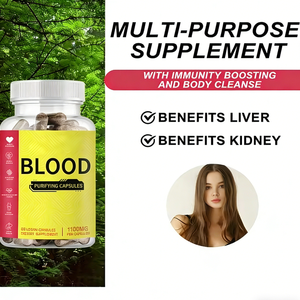 Integratore Erboristico per la Purificazione del Sangue per Adulti, Capsule di Estratto di Radice di Sarsaparilla e Bardana, 60 Capsule, Supporto per il Sangue - Product Image 5