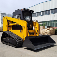 Chargeuse compacte sur chenilles diesel de 2 tonnes et 1,5 tonne, fabriquée en Chine, pour la vente