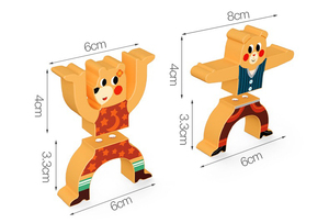 Khối Xây Dựng Đồ Chơi Giáo Dục Cho Trẻ Em, Trò Chơi Xếp Chồng Bằng Gỗ Có Từ Tính - Product Image 3