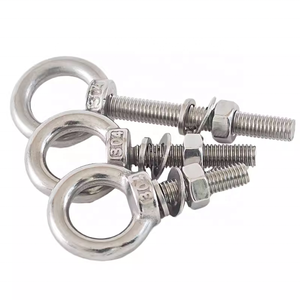 RIYI Vis à <span class=keywords><strong>anneau</strong></span> en alliage de zinc M10, jeu d'écrous à <span class=keywords><strong>anneau</strong></span> en acier inoxydable, vis à <span class=keywords><strong>anneau</strong></span> allongée avec <span class=keywords><strong>anneau</strong></span> traversant pour <span class=keywords><strong>tige</strong></span> murale M6 M8 M10 M12 M24 - Product Image 2