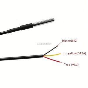 Sonda de Temperatura DS18B20 de Acero Inoxidable a Prueba de Agua con Cable, Sensor de Temperatura Digital para Diversas Aplicaciones - Product Image 4