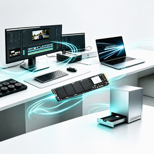 SSD interne haute performance 1 To M.2 NVMe PCIe 3.0, 2200 Mo/s en lecture, logo personnalisé en plastique pour les promotions des petites entreprises - Product Image 5