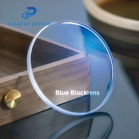 Lentilles optiques Pioneer 1.56 1.60 1.67 1.74 anti-lumière bleue, haute protection CYL UV420, verres correcteurs unifocaux anti-lumière bleue