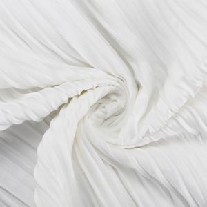Dropshipping minimalista Plisse top a <span class=keywords><strong>vita</strong></span> alta <span class=keywords><strong>pantaloni</strong></span> da donna alla moda <span class=keywords><strong>pantaloni</strong></span> a pieghe bianchi set abbinati - Product Image 5