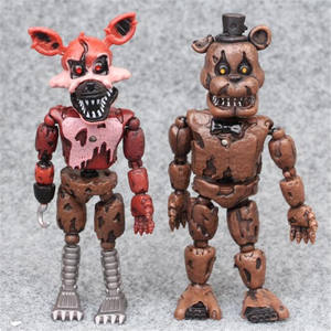 Figurines d'action anime <span class=keywords><strong>Five</strong></span> <span class=keywords><strong>Nights</strong></span> at Freddy's, Bonnie, Foxy, Freddy, édition Nightmare, figurine en PVC, jouet, <span class=keywords><strong>jeux</strong></span> vidéo - Product Image 4