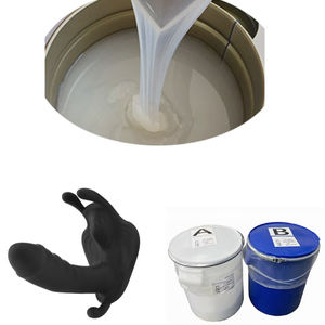 Matériau en caoutchouc de silicone liquide LSR à vitesse de durcissement rapide de qualité alimentaire pour la fabrication de vibromasseur gode pénis épais - Product Image 4