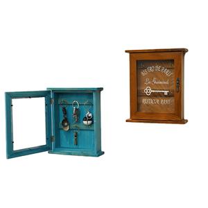 Boîte porte-clé murale en bois, étagère de rangement murale à l'entrée de la maison - Product Image 3