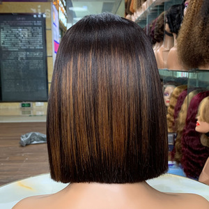 Perruques de cheveux naturels 8 pouces, ultra-lisses, double densité, avec sangles et peignes ajustables pour une tenue sécurisée, aspect naturel - Product Image 3