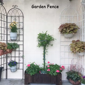 Treillis de jardin en métal pour plantes grimpantes, support décoratif en fer pour plantes, treillis arqué pour roses, clématites, glycines - Product Image 2