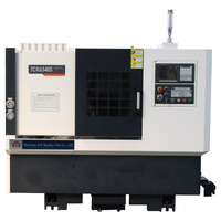 Tour CNC en métal à lit incliné de haute précision TCK6340