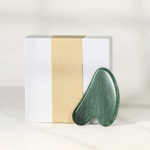 Vente à chaud d'aventurite naturelle de qualité A cristal de Gua Sha soins du corps anti-bouffées emballage personnalisé Service de marque privée - Product Image 1