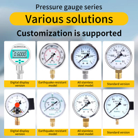 Water Pressure Gauge Hyd Pressure Gauge Propane Manometer tank Pressure Gauge