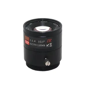 Alta calidad 3MP 8mm lente CS 1/2 5 "F1.4 CS fijo IR de 3,0 megapíxeles CCTV Lens