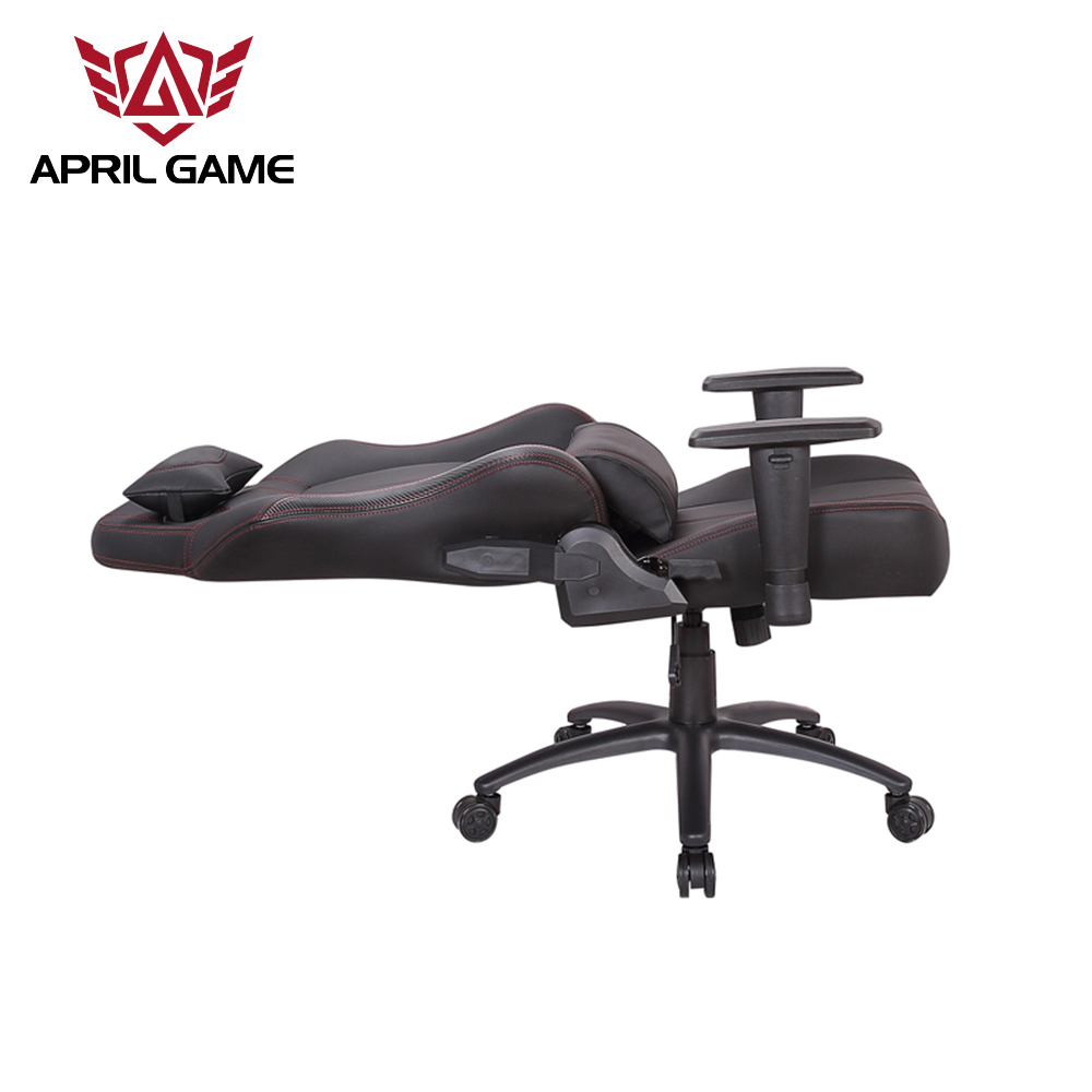 April game adjustable height and black swivel recliner chair set