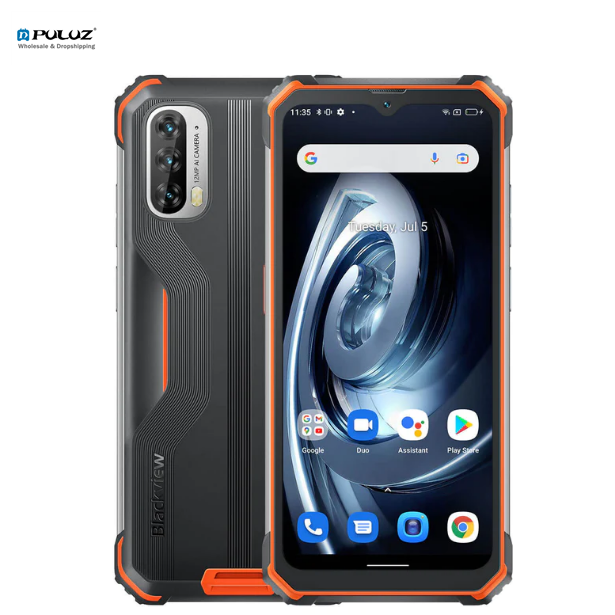 Blackview BV7100 13000 MAh 6.58" 6GB+128GB 4G Ruggedized Big Battery Smartphone Blackview Rugged Phone