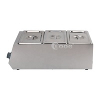 Nouveau Cuve de tempérage de chocolat multifonctionnelle approuvée CE, en acier inoxydable, électrique, 3 cuves