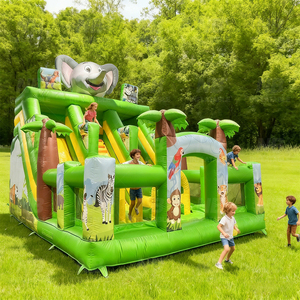 Outdoor Large Interaction Game Adult Inflatable Obstacle Course House Amusement Park Inflatable Obstacle Course Inflatable Obsta - Product Image 5