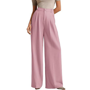 <span class=keywords><strong>Pantalon</strong></span> femme <span class=keywords><strong>taille</strong></span> <span class=keywords><strong>haute</strong></span> sur mesure, coupe ample, jambe large, <span class=keywords><strong>pantalon</strong></span> <span class=keywords><strong>de</strong></span> bureau, tenue <span class=keywords><strong>de</strong></span> <span class=keywords><strong>travail</strong></span> formelle, automne 2026, couleur unie - Product Image 6