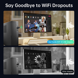 EDUP ax1678 Wifi 6E USB Adapter ax3000 Tri-Band 2.4/5/6Ghz 3Gbps Mini Card mạng không dây với USB 3.0 cho máy tính xách tay Máy tính để bàn PC - Product Image 2