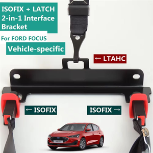 Support de fixation universel pour siège auto enfant avec interface ISOFIX, kit de montage fixe avec fente de guidage pour accessoires de siège bébé - Product Image 3