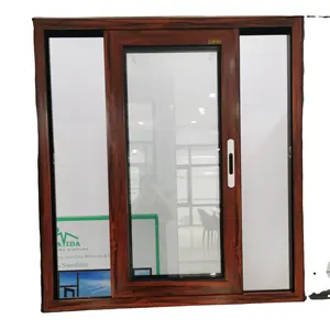 Ventanas de vidrio con marco de aleación de aluminio con precio barato Puerta y ventana de aluminio de Casa deslizante de aluminio de último diseño