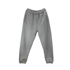 Pantalones de chándal de algodón Premium Logotipo personalizable Cintura Algodón Waffle Oversized Baggy Jogger Streetwear Pantalones acampanados Hombres - Product Image 5