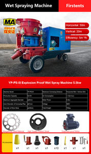 آلة رش الخرسانة الجافة الكهربائية، ماكينة رش الخرسانة الصغيرة، آلة رش الخرسانة الرطبة في الإمارات العربية المتحدة - Product Image 5