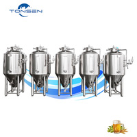 Cuve de fermentation de bière en acier inoxydable 5BBL 10BBL 20BBL 30BBL 50BBL pour brasserie artisanale