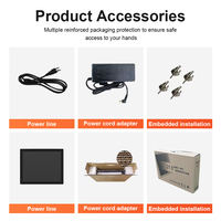 Ordinateur industriel sans ventilateur de 15,6 pouces avec écran tactile et interface USB intégrée, processeur I3/I5/I7, résolution 1920x1080, directement de l'usine
