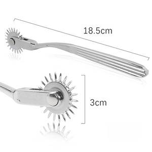 Rouleau de stimulation argenté pour massage, équipement d'entraînement sexuel, équipement de punition et de tortion, produits sexuels SM pour adultes, accessoires sexuels - Product Image 6