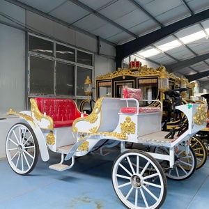 Carruaje de Caballos Turístico con Color Personalizado, Carruaje de Caballos Antiguo <span class=keywords><strong>para</strong></span> Exploración en Grandes Parques - Product Image 4