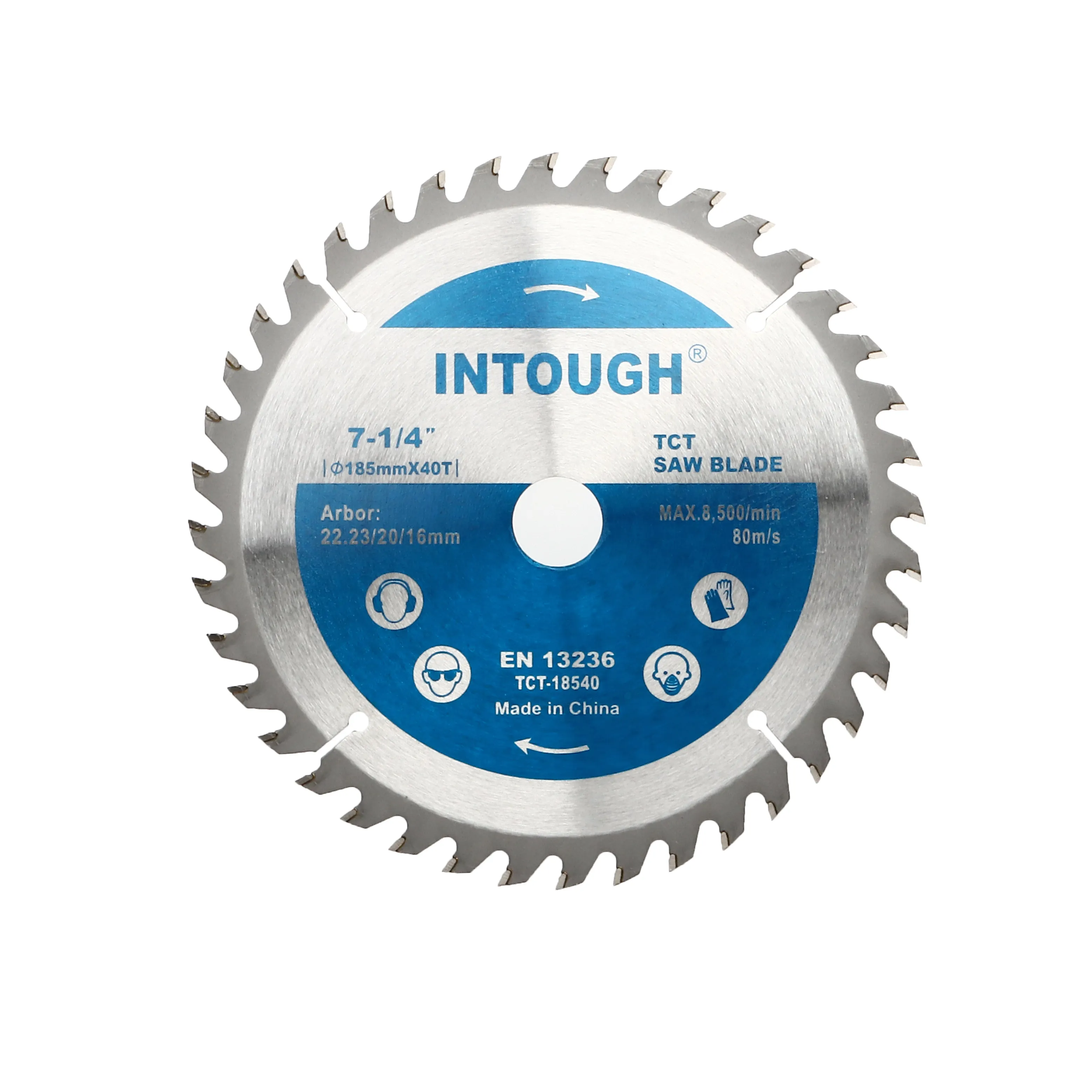 INTOUGH 185mm 40Teeth High Quality TCT Circular Saw Blade For Woodworking