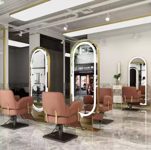 Espejo de Salón LED de Estilo Europeo para Corte de Cabello, Simple y Ligero, para Hoteles, Barberías, Escuelas y Salas de Estar - Product Image 3