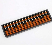 Boulier en plastique 15 chiffres outil d'arithmétique pour enfants apprendre les maths 5 perles boulier Mental aide traditionnelle caculation jouets cadeaux