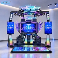 Machine d'arcade de danse interactive à monnayeur, équipement de jeu musical sensoriel pour parcs d'attractions et lieux de divertissement intérieurs