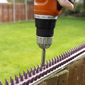 Magazzino Regno Unito 10 pz giardino esterno uccello repellente recinzione davanzale per finestre tetto controllo dei parassiti uccello punte spine uccello punte Anti piccione - Product Image 4